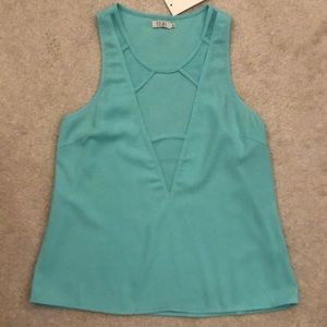 Turquoise tank top